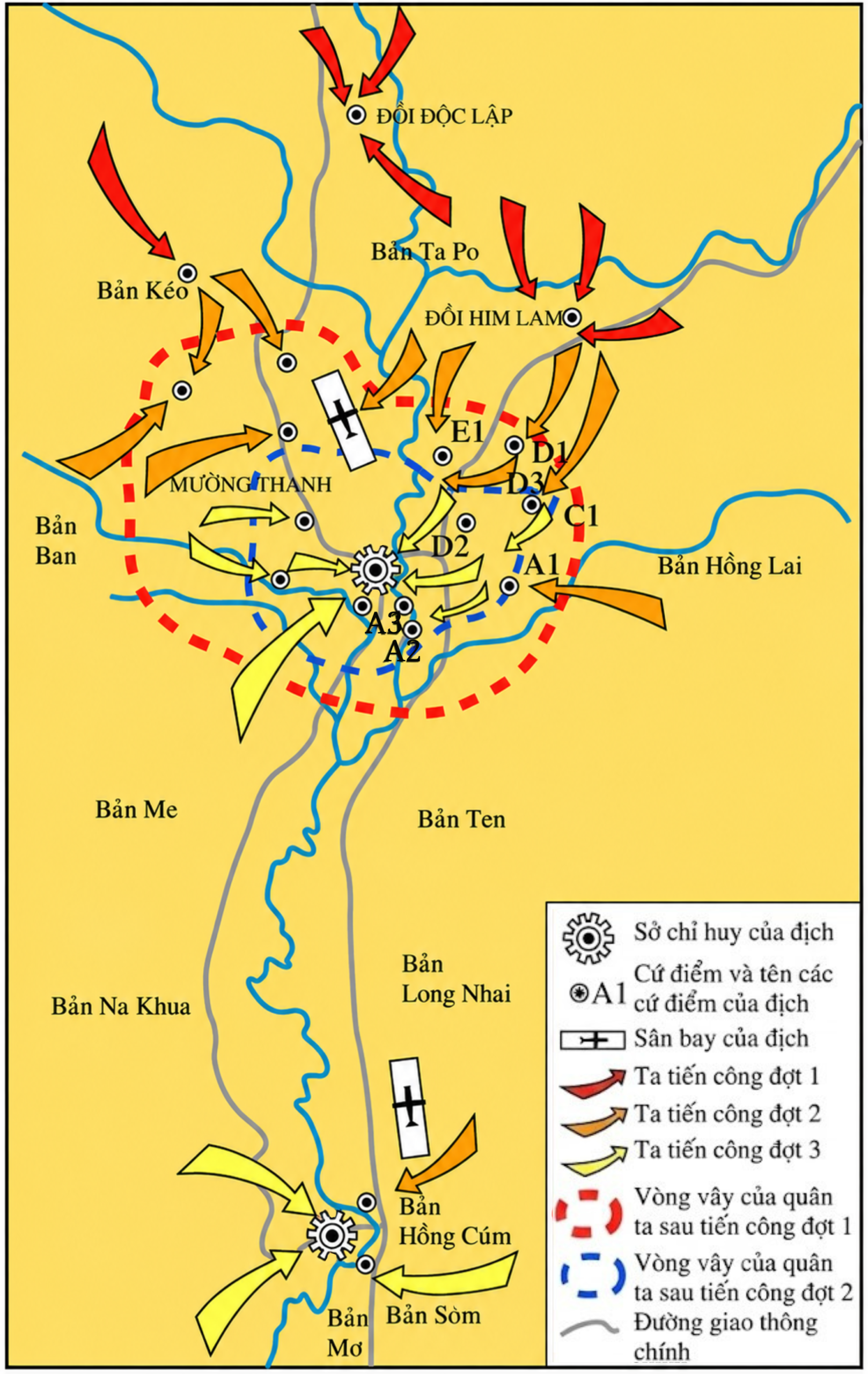 Lược đồ Điện Biên Phủ